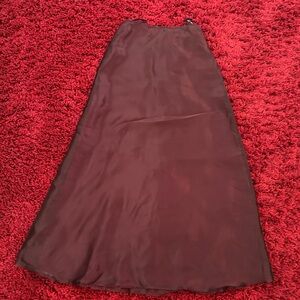 Burgundy mesh skirt bottoms